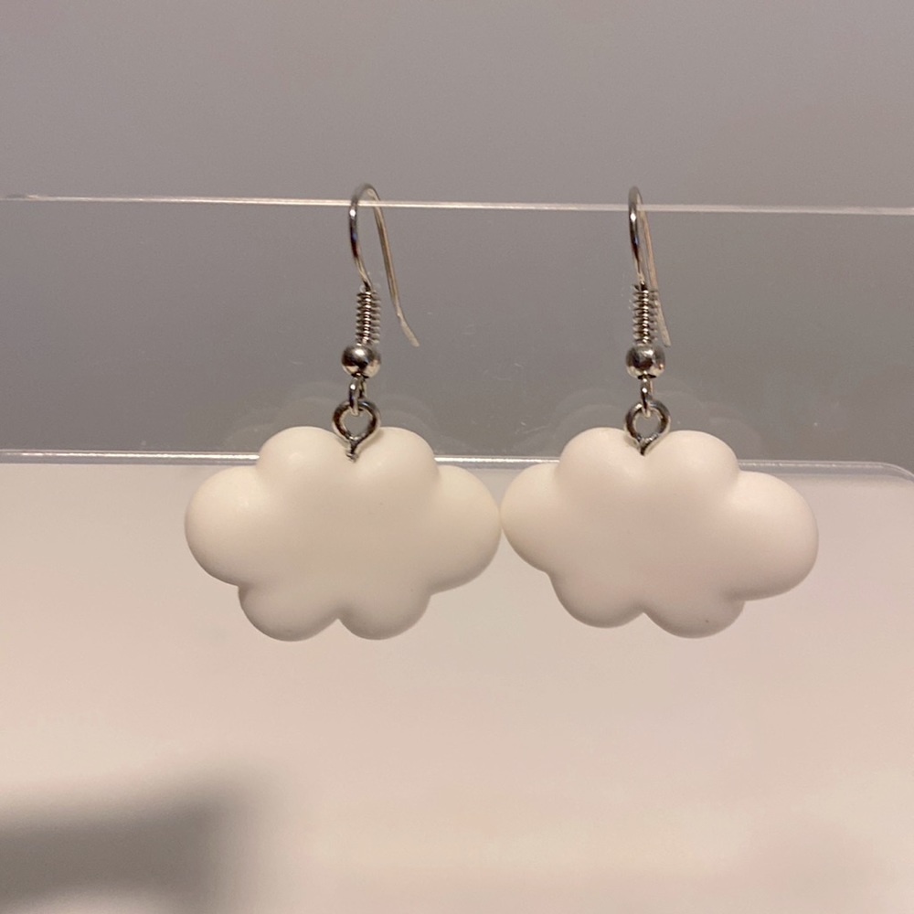 4/$20 Cloud Dangle Earrings
